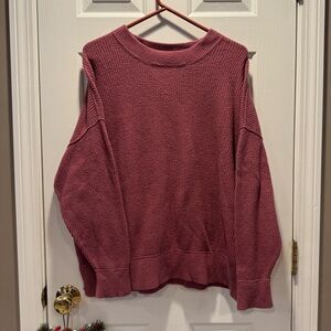 Aerie Mauve Knit Sweater
